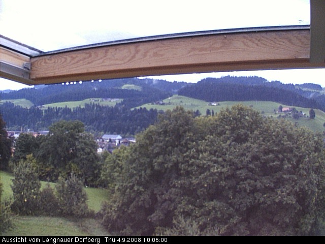 Webcam-Bild: Aussicht vom Dorfberg in Langnau 20080904-100500