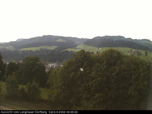 Webcam-Bild: Aussicht vom Dorfberg in Langnau 20080906-090500