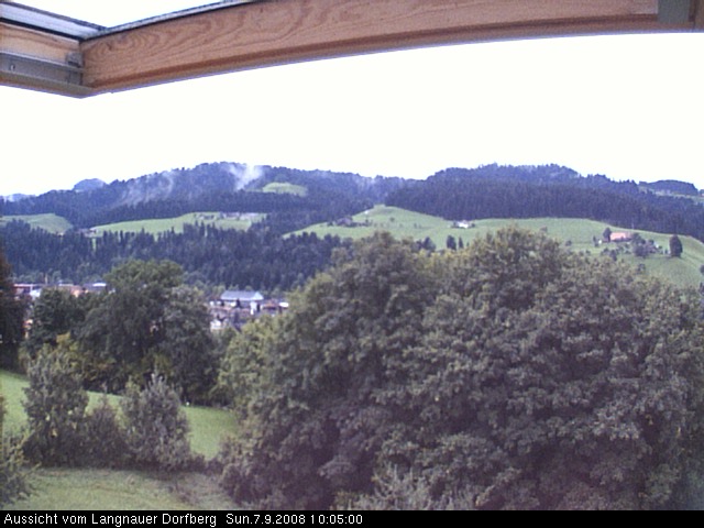 Webcam-Bild: Aussicht vom Dorfberg in Langnau 20080907-100500