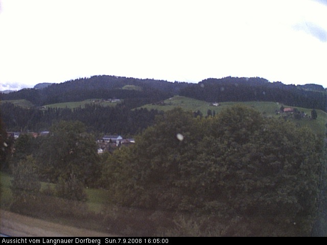 Webcam-Bild: Aussicht vom Dorfberg in Langnau 20080907-160500