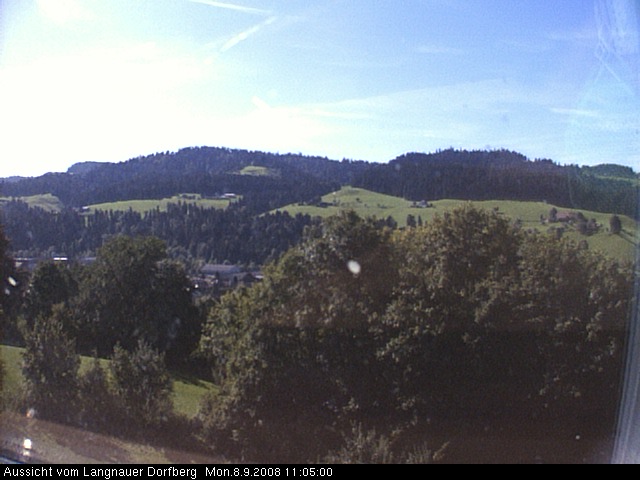 Webcam-Bild: Aussicht vom Dorfberg in Langnau 20080908-110500