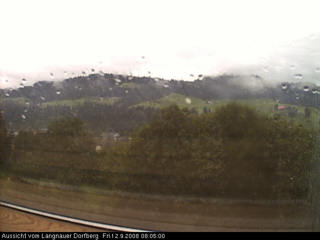 Webcam-Bild: Aussicht vom Dorfberg in Langnau 20080912-080500