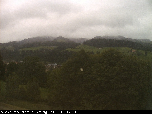 Webcam-Bild: Aussicht vom Dorfberg in Langnau 20080912-170500