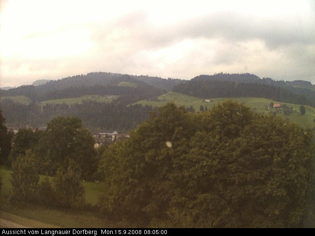 Webcam-Bild: Aussicht vom Dorfberg in Langnau 20080915-080500