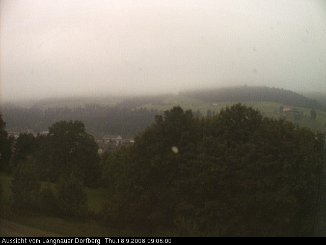 Webcam-Bild: Aussicht vom Dorfberg in Langnau 20080918-090500