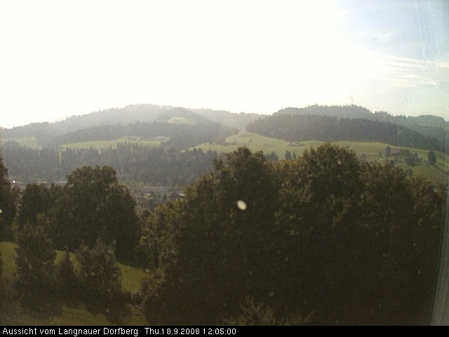 Webcam-Bild: Aussicht vom Dorfberg in Langnau 20080918-120500