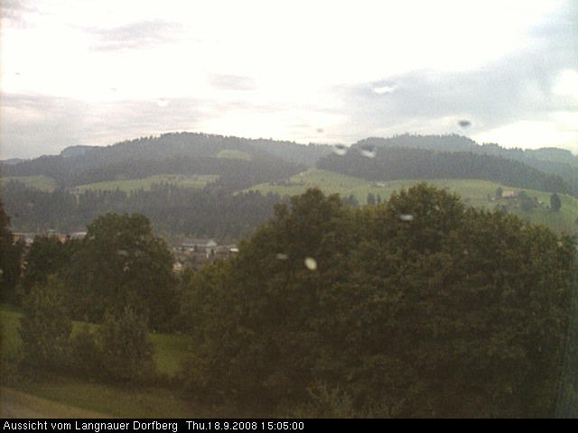 Webcam-Bild: Aussicht vom Dorfberg in Langnau 20080918-150500