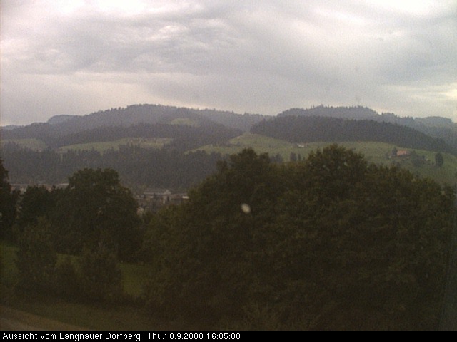 Webcam-Bild: Aussicht vom Dorfberg in Langnau 20080918-160500