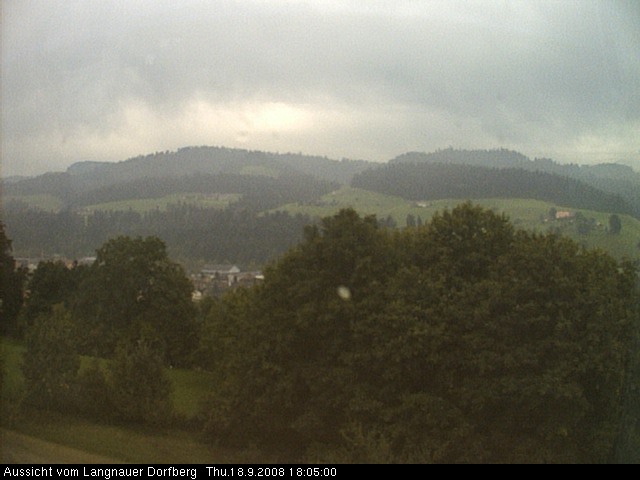 Webcam-Bild: Aussicht vom Dorfberg in Langnau 20080918-180500