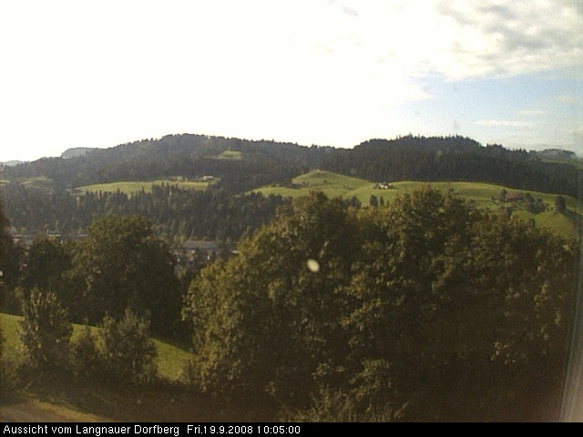 Webcam-Bild: Aussicht vom Dorfberg in Langnau 20080919-100500