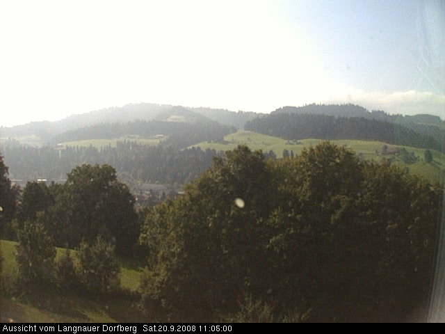 Webcam-Bild: Aussicht vom Dorfberg in Langnau 20080920-110500