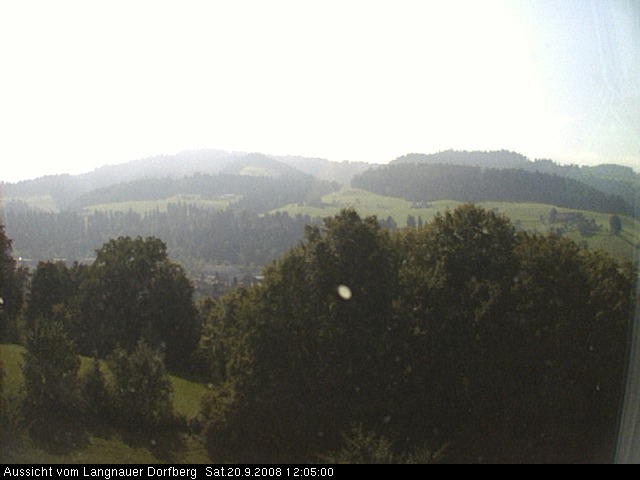 Webcam-Bild: Aussicht vom Dorfberg in Langnau 20080920-120500