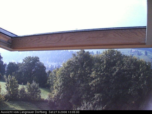 Webcam-Bild: Aussicht vom Dorfberg in Langnau 20080927-100500