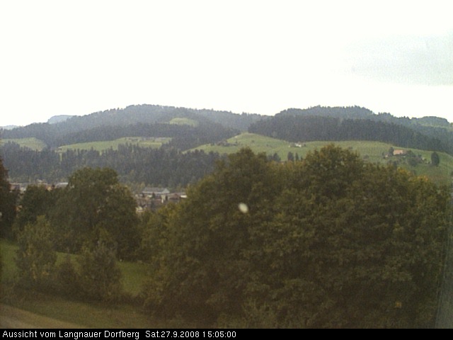 Webcam-Bild: Aussicht vom Dorfberg in Langnau 20080927-150500