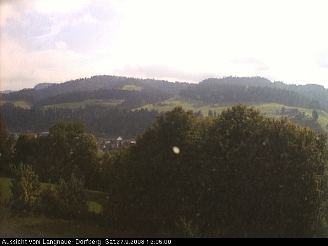 Webcam-Bild: Aussicht vom Dorfberg in Langnau 20080927-160500
