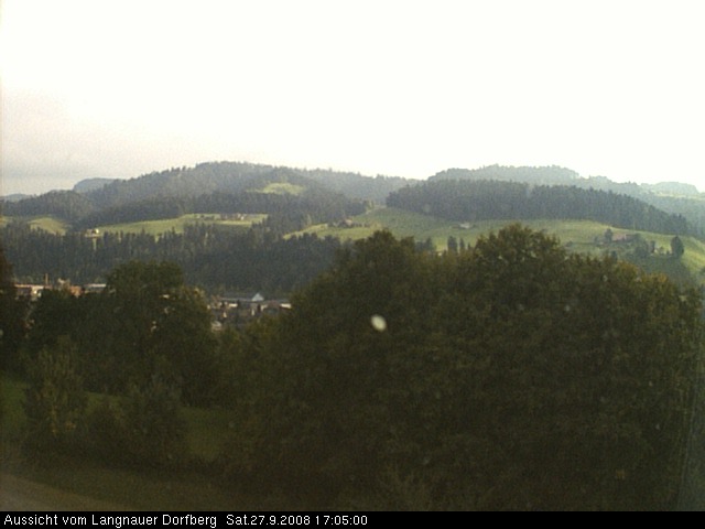 Webcam-Bild: Aussicht vom Dorfberg in Langnau 20080927-170500