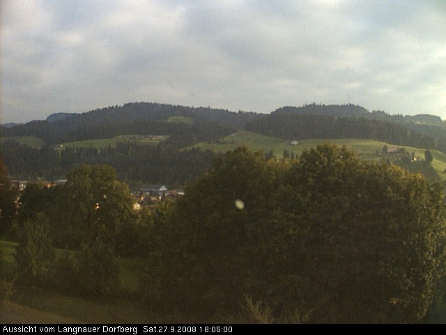Webcam-Bild: Aussicht vom Dorfberg in Langnau 20080927-180500