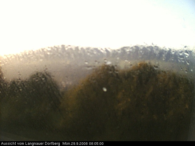 Webcam-Bild: Aussicht vom Dorfberg in Langnau 20080929-080500