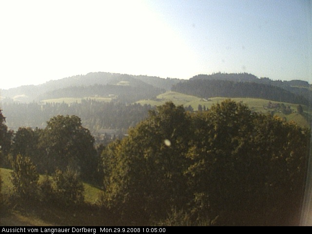 Webcam-Bild: Aussicht vom Dorfberg in Langnau 20080929-100500