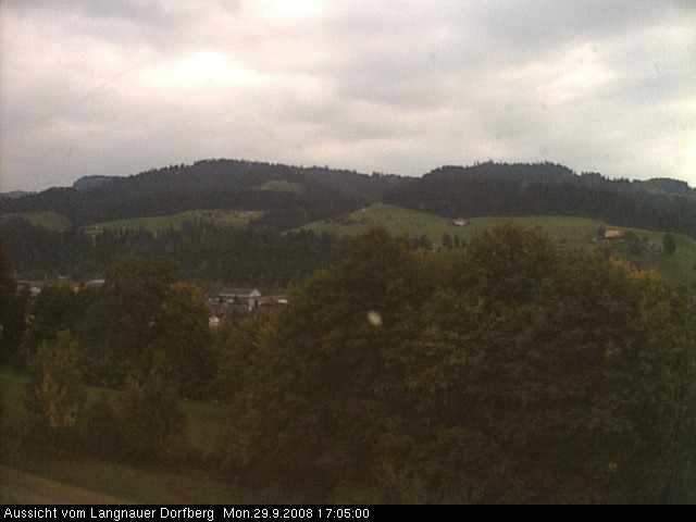 Webcam-Bild: Aussicht vom Dorfberg in Langnau 20080929-170500