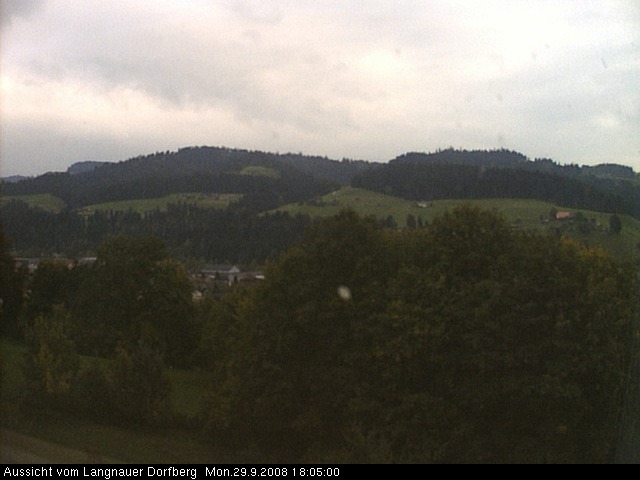 Webcam-Bild: Aussicht vom Dorfberg in Langnau 20080929-180500