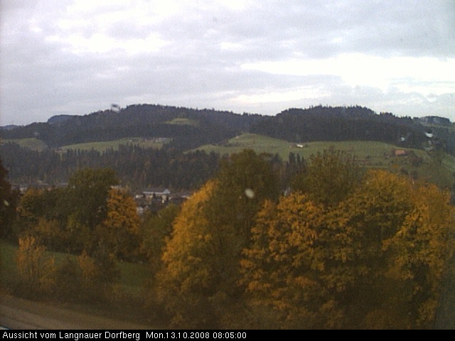 Webcam-Bild: Aussicht vom Dorfberg in Langnau 20081013-080500