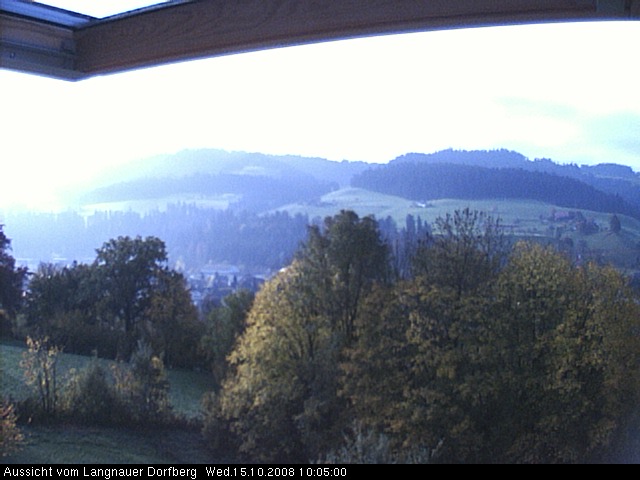 Webcam-Bild: Aussicht vom Dorfberg in Langnau 20081015-100500