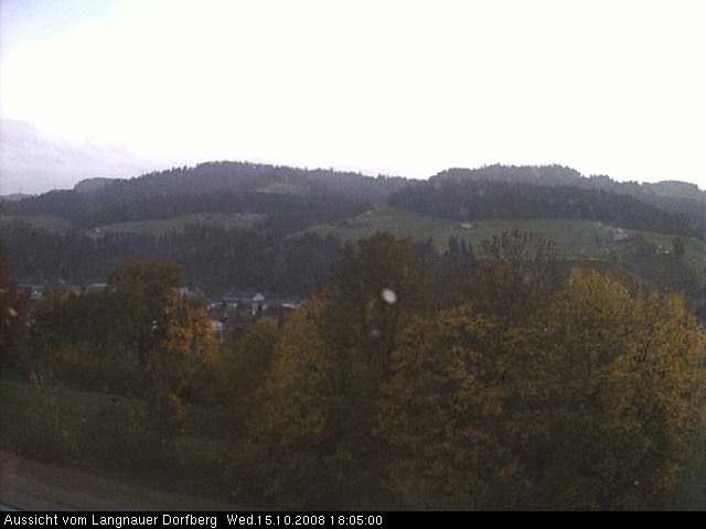 Webcam-Bild: Aussicht vom Dorfberg in Langnau 20081015-180500