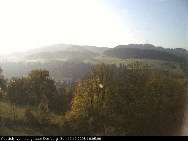 Webcam-Bild: Aussicht vom Dorfberg in Langnau 20081019-100500