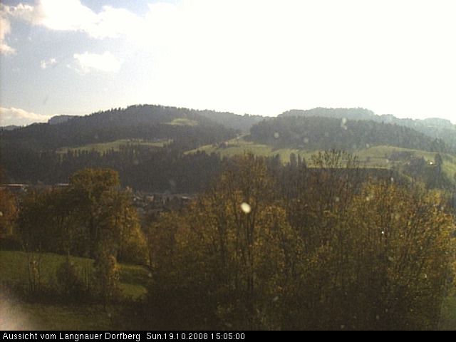 Webcam-Bild: Aussicht vom Dorfberg in Langnau 20081019-150500