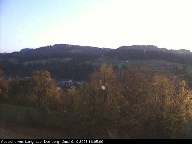 Webcam-Bild: Aussicht vom Dorfberg in Langnau 20081019-180500