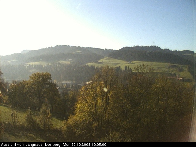 Webcam-Bild: Aussicht vom Dorfberg in Langnau 20081020-100500