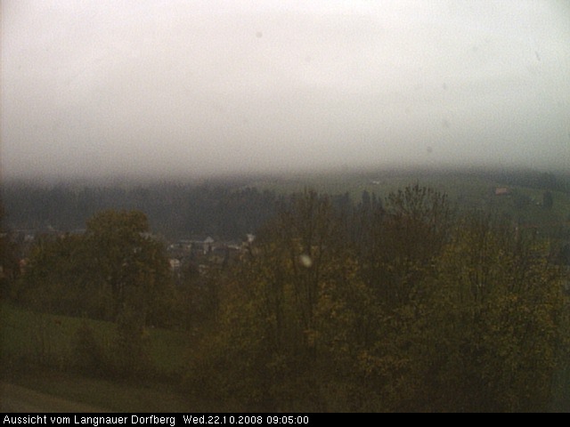 Webcam-Bild: Aussicht vom Dorfberg in Langnau 20081022-090500