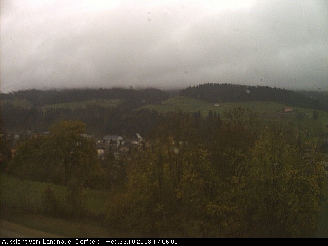 Webcam-Bild: Aussicht vom Dorfberg in Langnau 20081022-170500