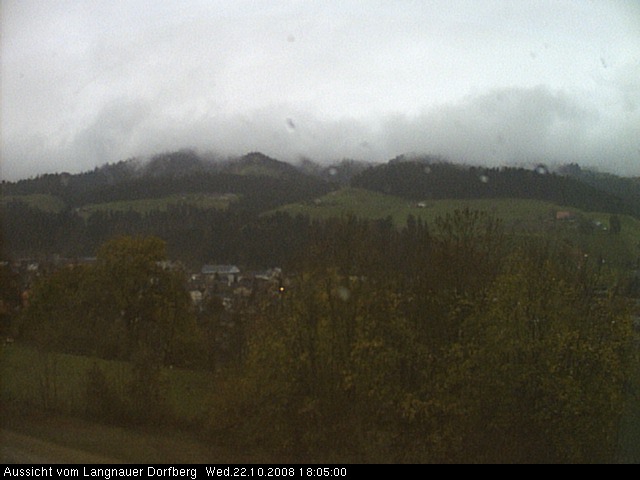 Webcam-Bild: Aussicht vom Dorfberg in Langnau 20081022-180500