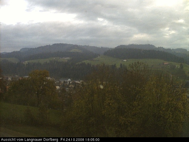 Webcam-Bild: Aussicht vom Dorfberg in Langnau 20081024-180500