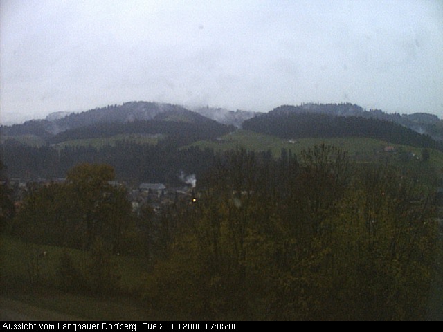 Webcam-Bild: Aussicht vom Dorfberg in Langnau 20081028-170500