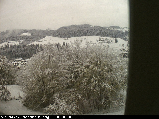 Webcam-Bild: Aussicht vom Dorfberg in Langnau 20081030-090500