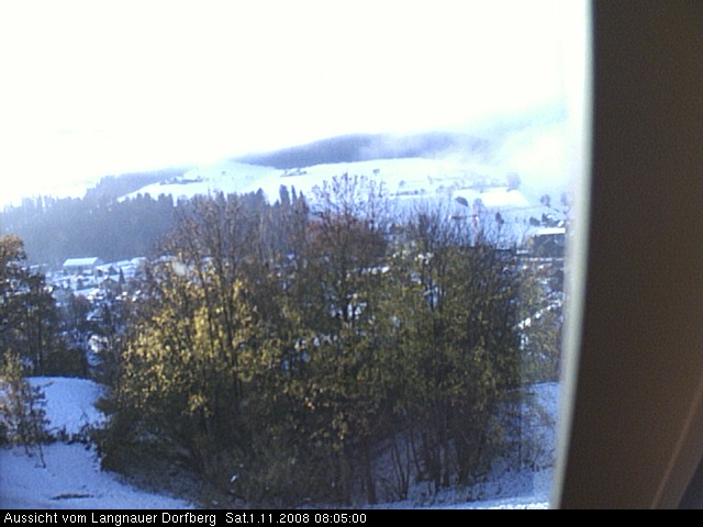 Webcam-Bild: Aussicht vom Dorfberg in Langnau 20081101-080500
