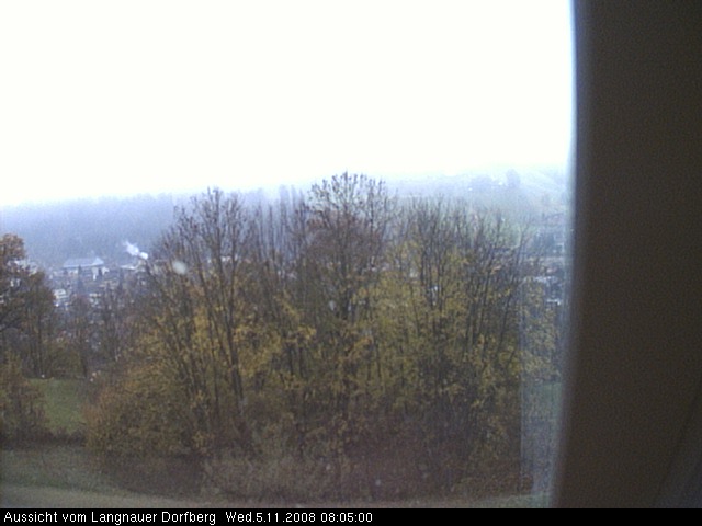 Webcam-Bild: Aussicht vom Dorfberg in Langnau 20081105-080500