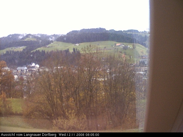 Webcam-Bild: Aussicht vom Dorfberg in Langnau 20081112-080500
