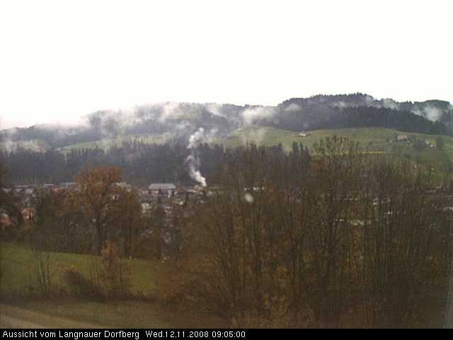 Webcam-Bild: Aussicht vom Dorfberg in Langnau 20081112-090500