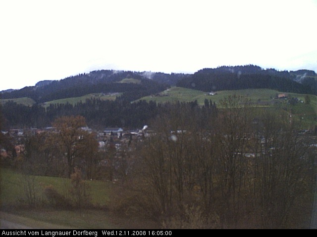 Webcam-Bild: Aussicht vom Dorfberg in Langnau 20081112-160500