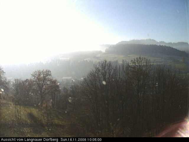 Webcam-Bild: Aussicht vom Dorfberg in Langnau 20081116-100500