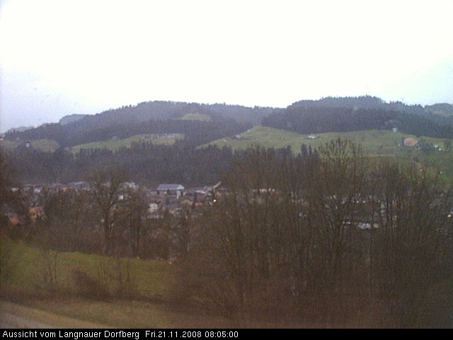Webcam-Bild: Aussicht vom Dorfberg in Langnau 20081121-080500