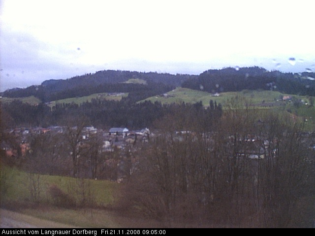 Webcam-Bild: Aussicht vom Dorfberg in Langnau 20081121-090500