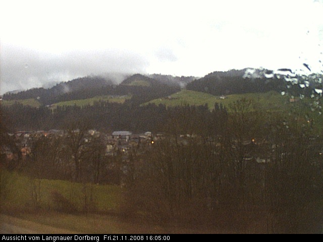 Webcam-Bild: Aussicht vom Dorfberg in Langnau 20081121-160500