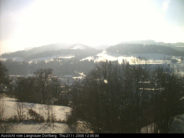 Webcam-Bild: Aussicht vom Dorfberg in Langnau 20081127-120500