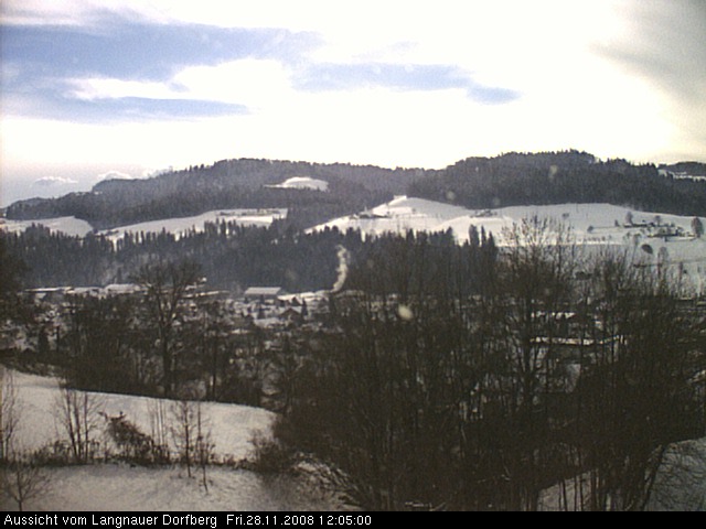 Webcam-Bild: Aussicht vom Dorfberg in Langnau 20081128-120500