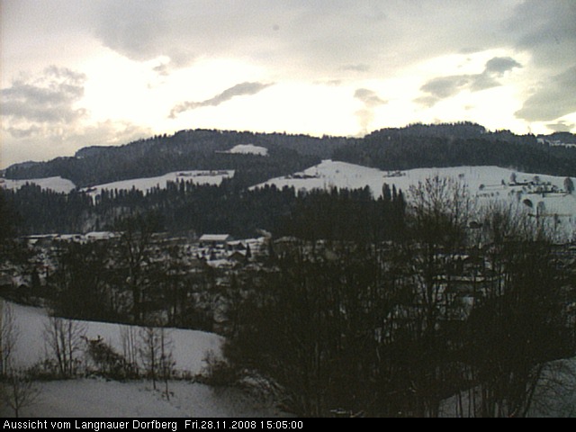 Webcam-Bild: Aussicht vom Dorfberg in Langnau 20081128-150500